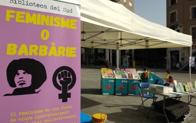 La biblioteca del Sud també ha participat a la Fira | Helena Molist 